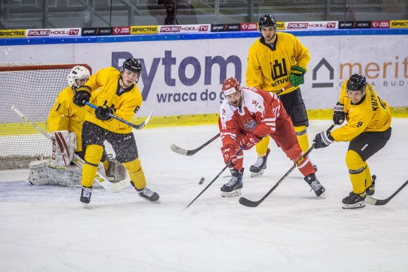 Ice Hockey. Three Seas Tournament. Poland - Lithuania. 19.04.2021