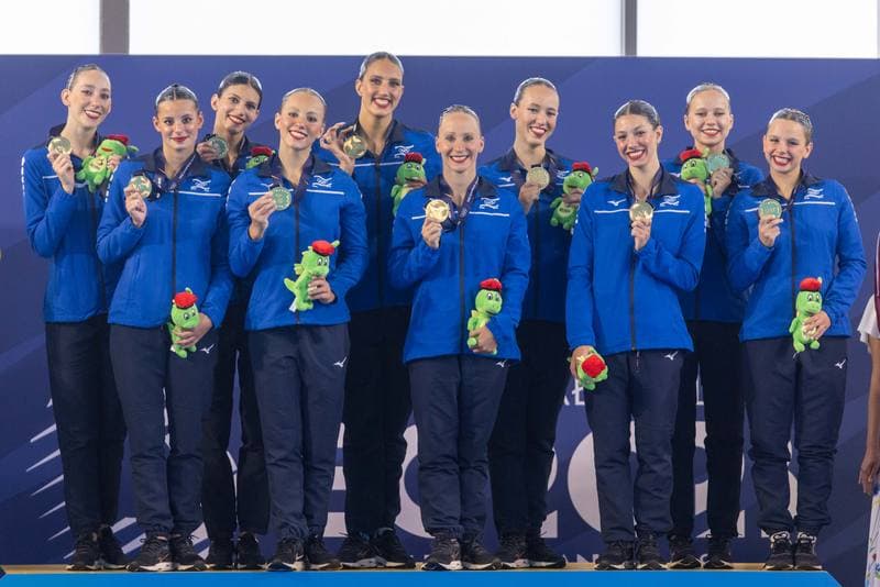 Artistic Swimming. European Games 2023. Team Free Routine Combination. 23.06.2023