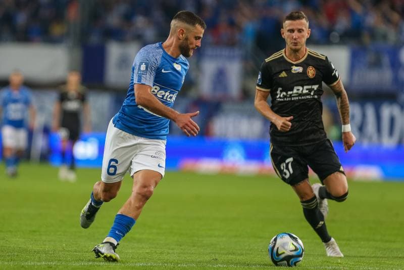 Football. PKO BP Ekstraklasa. Ruch Chorzow - LKS Lodz. 28.07.2023
