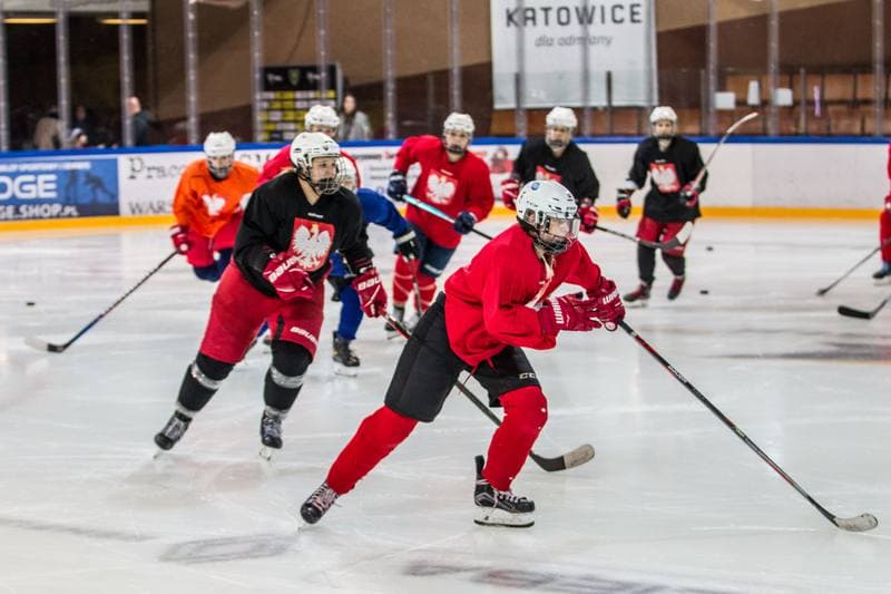 Ice Hockey. Poland national team. Training. 04.01.2022