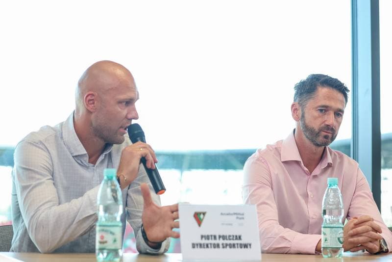 Football. Zaglebie Sosnowiec. Press Conference. 25.08.2023