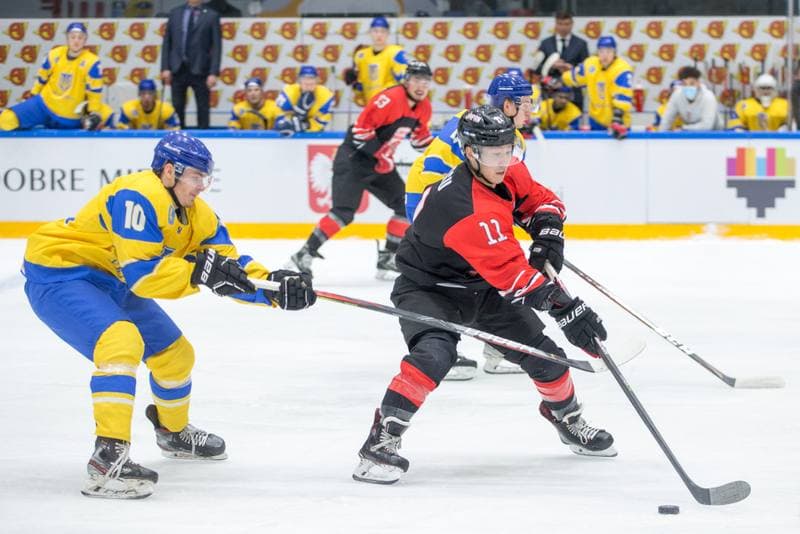 Ice Hockey. World Championship Division 1 Group B. Japan - Ukraine. 30.04.2022