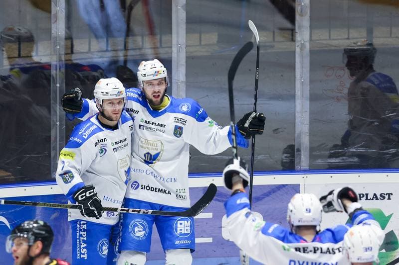 Ice Hockey. Tauron Hokej Liga. Re-Plast Unia Oswiecim - GKS Katowice. 01.02.2024