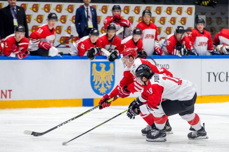 Ice Hockey. World Championship Division 1 Group B. Poland - Japan. 01.05.2022