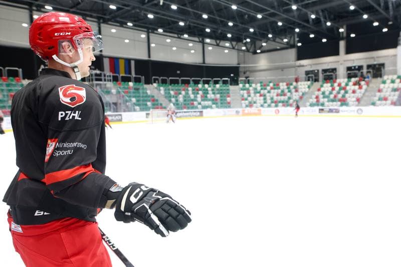 Ice Hockey. Poland national team. Training. 03.02.2024