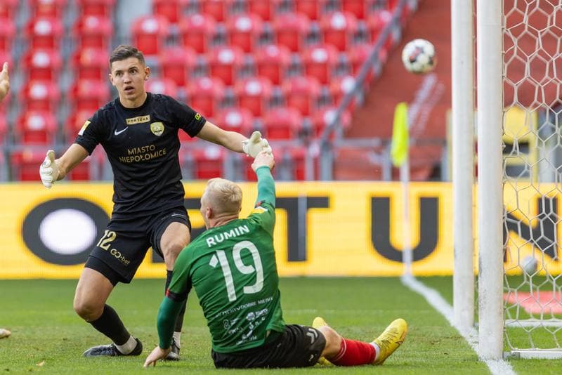 Football. Fortuna I Liga. GKS Tychy - Puszcza Niepolomice. 23.10.2022