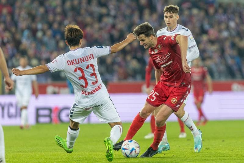 Football. PKO BP Ekstraklasa. Gornik Zabrze - Widzew Lodz. 28.10.2022