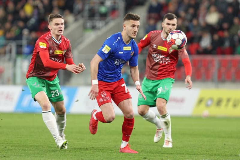 Football. Fortuna I Liga. Zaglebie Sosnowiec - Odra Opole. 10.03.2024