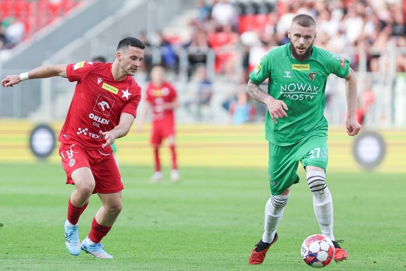 Football. Fortuna I Liga. Zaglebie Sosnowiec - Wisla Krakow. 06.05.2024