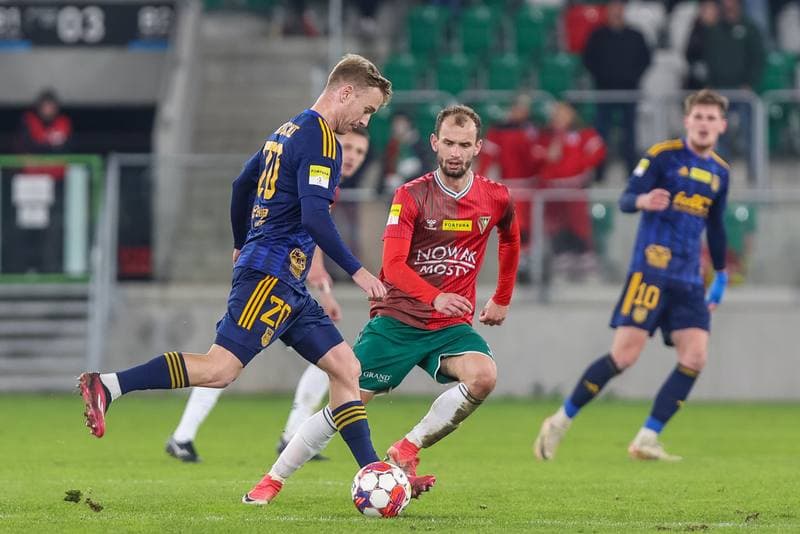 Football. Fortuna I Liga. Zaglebie Sosnowiec - Arka Gdynia. 12.11.2023