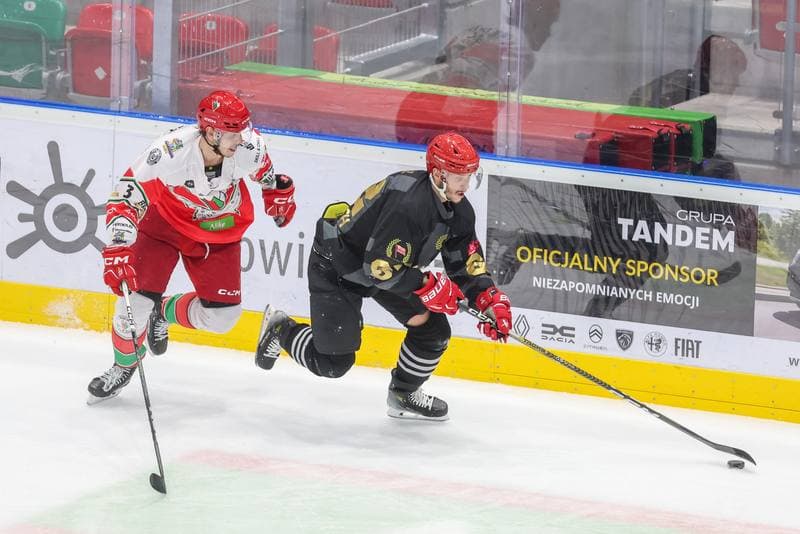 Ice Hockey. Tauron Hokej Liga. Zaglebie Sosnowiec - Comarch Cracovia. 19.11.2023