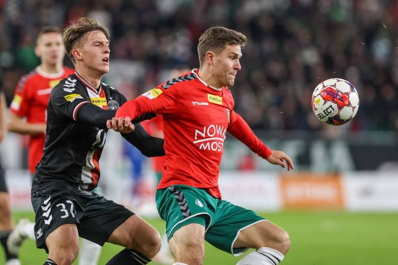 Football. Fortuna I Liga. Zaglebie Sosnowiec - Polonia Warszawa. 08.10.2023