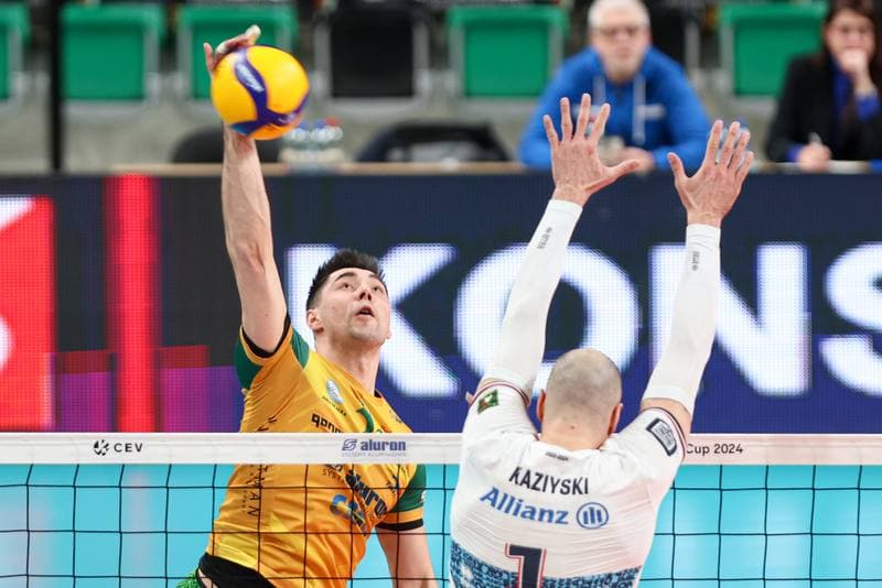 Volleyball. CEV Cup. Aluron CMC Warta Zawiercie - Allianz Milano. 10.01.2024