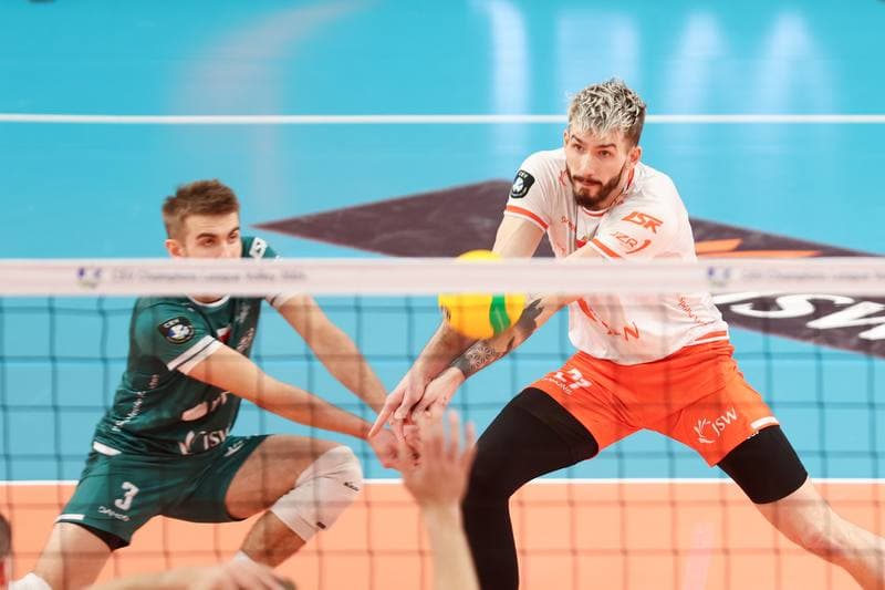 Volleyball. CEV Champions League. Jastrzebski Wegiel - SVG Luneburg. 17.01.2024