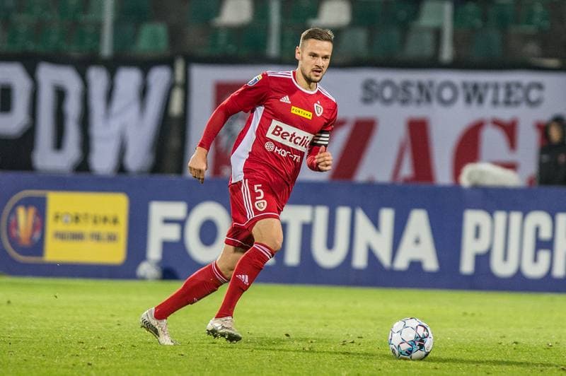 Football. Fortuna Puchar Polski. Zaglebie Sosnowiec - Piast Gliwice. 27.10.2021