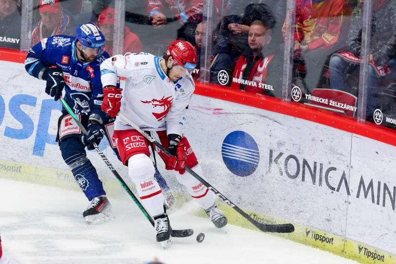 Ice Hockey. Tipsport Extraliga. Ocelari Trinec - Rytri Kladno. 31.01.2024