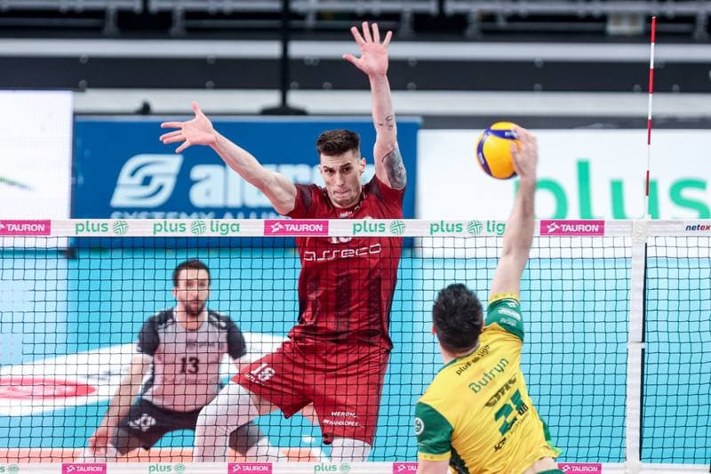 Volleyball. PlusLiga. Aluron CMC Warta Zawiercie - Asseco Resovia Rzeszow. 29.03.2025