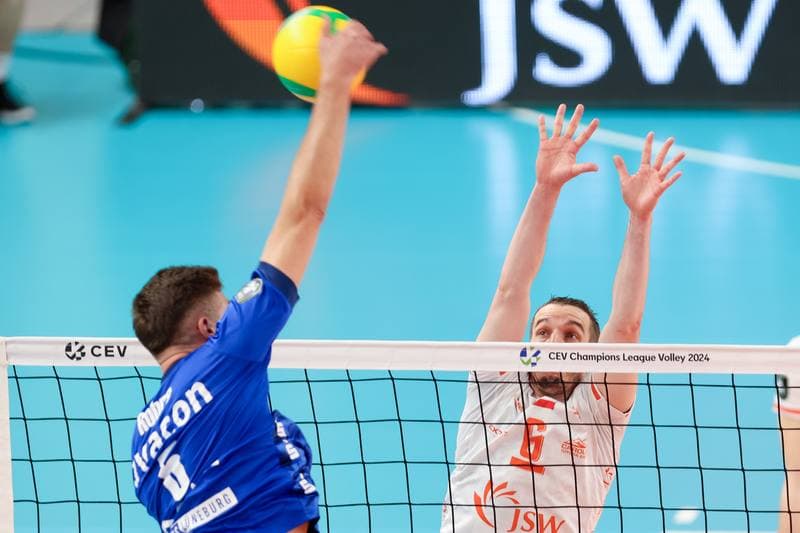 Volleyball. CEV Champions League. Jastrzebski Wegiel - SVG Luneburg. 17.01.2024