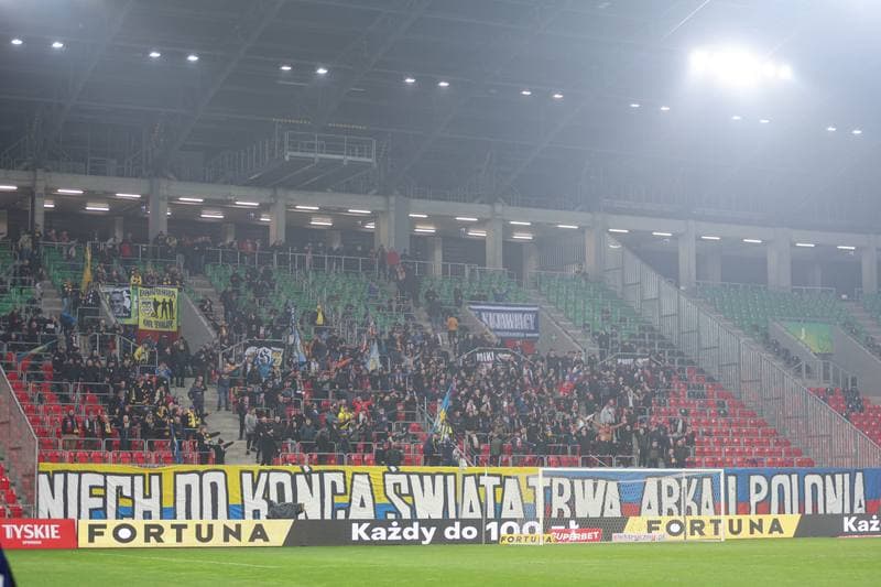 Football. Fortuna I Liga. GKS Tychy - Arka Gdynia. 01.03.2024