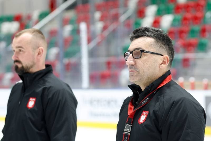 Ice Hockey. Poland national team. Training. 03.02.2024