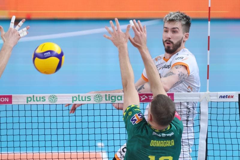 Volleyball. PlusLiga. Jastrzebski Wegiel - GKS Katowice. 03.02.2024