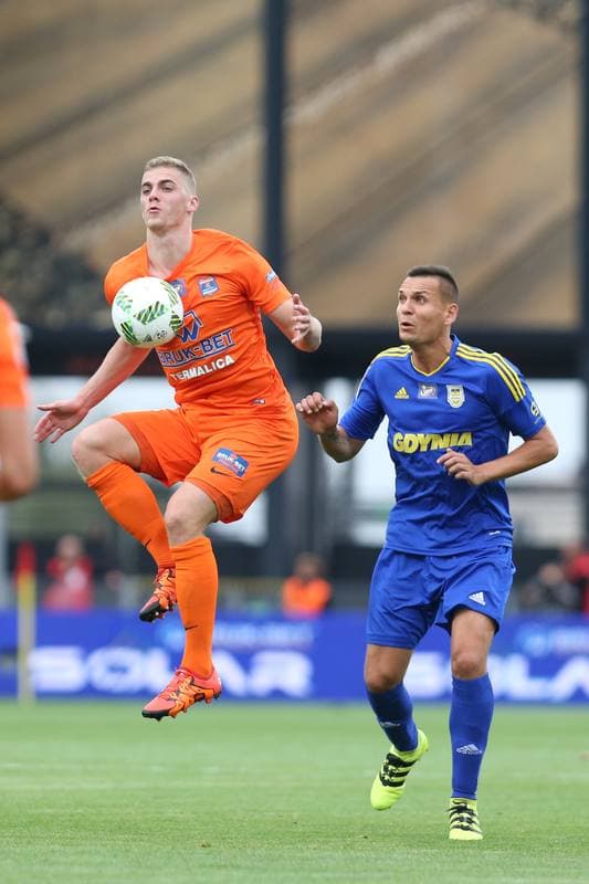 Football. Lotto Ekstraklasa. Bruk-Bet Termalica Nieciecza - Arka Gdynia. 18.07.2016