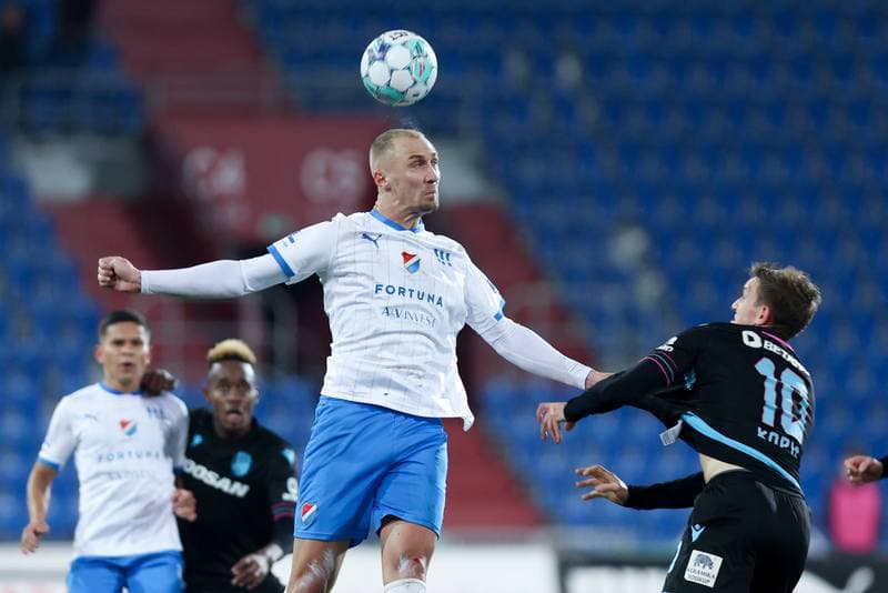 Football. Fortuna:Liga. Banik Ostrava - Viktoria Plzen. 13.02.2024