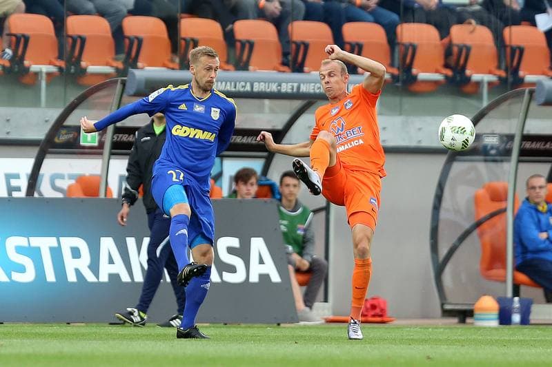 Football. Lotto Ekstraklasa. Bruk-Bet Termalica Nieciecza - Arka Gdynia. 18.07.2016
