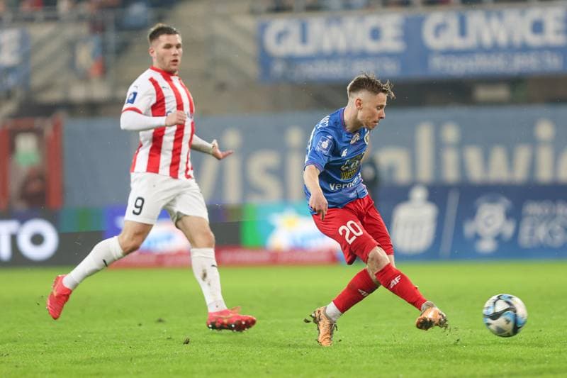 Football. PKO BP Ekstraklasa. Piast Gliwice - Cracovia Krakow. 23.02.2024