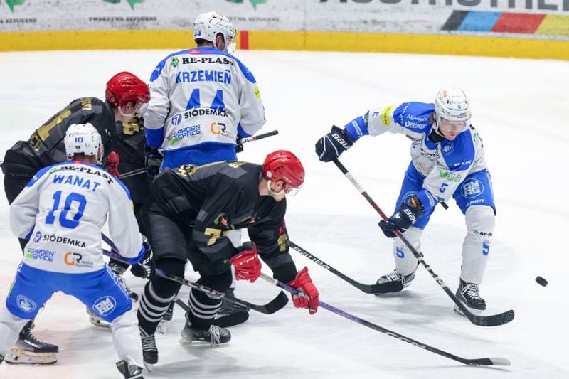 Ice Hockey. Tauron Hokej Liga. Re-Plast Unia Oswiecim - Comarch Cracovia. 01.03.2024