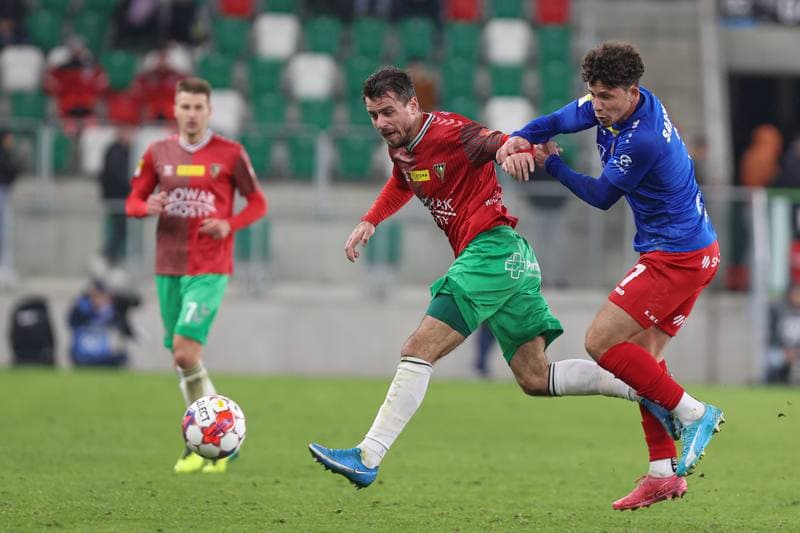 Football. Fortuna I Liga. Zaglebie Sosnowiec - Odra Opole. 10.03.2024