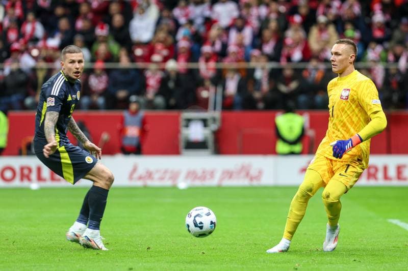 Football. UEFA Nations League. Poland - Scotland. 18.11.2024