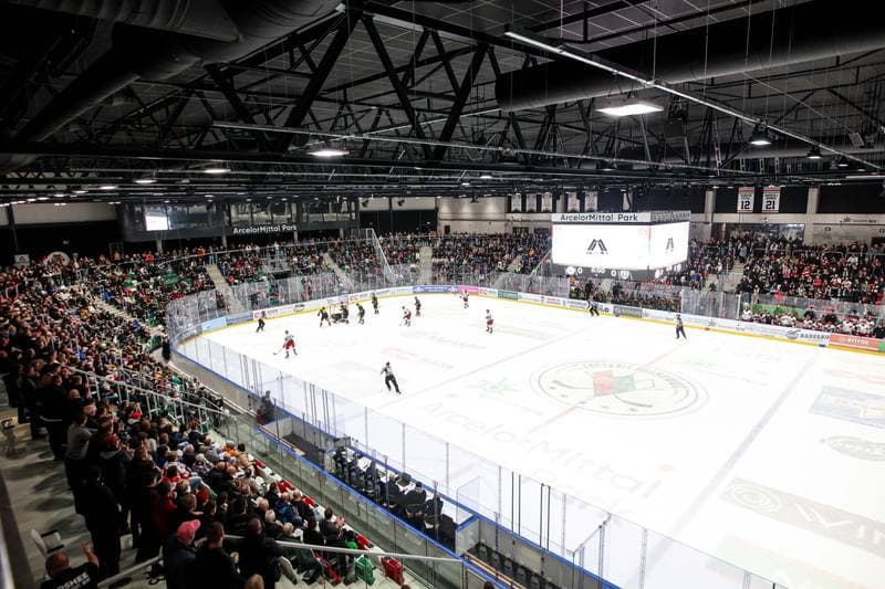 Ice Hockey. Tauron Hokej Liga. EC Bedzin Zaglebie Sosnowiec - GKS Katowice. 01.12.2024
