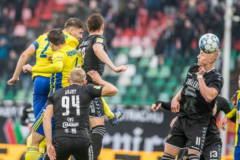 Football. Fortuna I Liga. Zaglebie Sosnowiec - Arka Gdynia. 20.11.2021