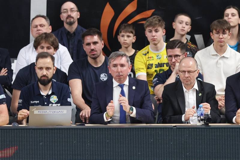 Volleyball. PlusLiga. Jastrzebski Wegiel - Aluron CMC Warta Zawiercie. 28.04.2024
