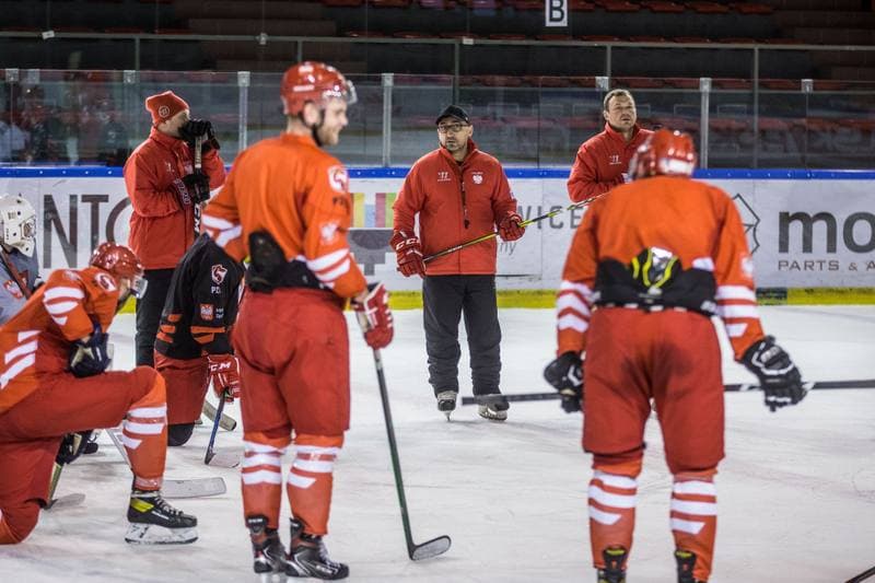 Ice Hockey. Poland national team. Training. 13.04.2021
