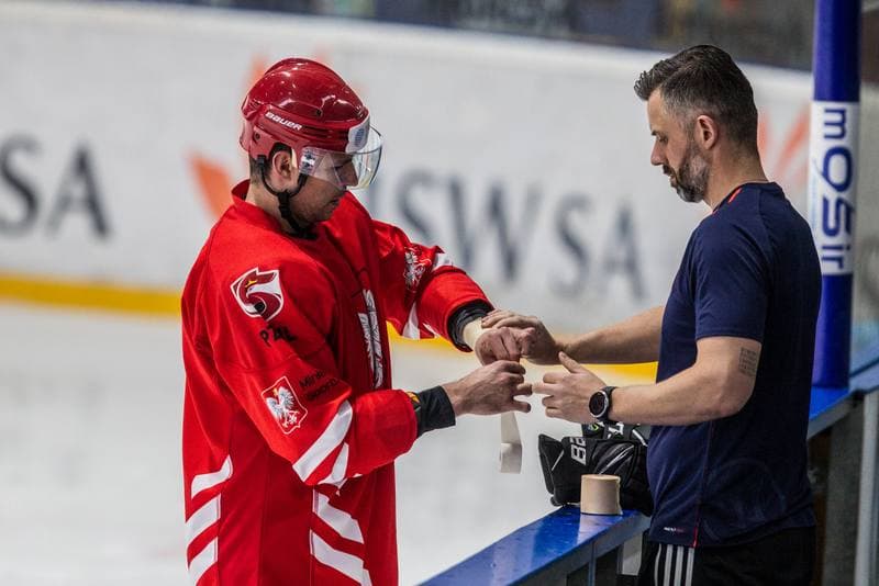 Ice Hockey. Poland national team. Training. 06.05.2021