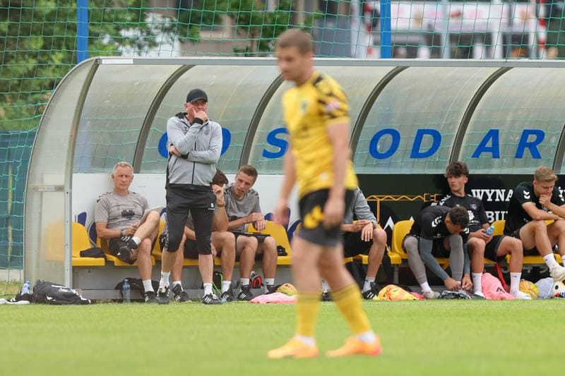 Football. Sparing. GKS Katowice - Hutnik Krakow. 30.06.2024