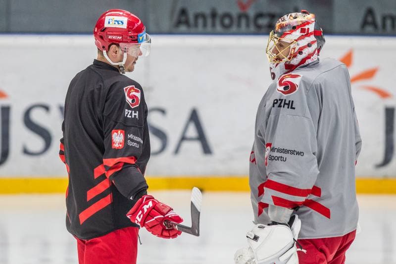 Ice Hockey. Poland national team. Training. 11.05.2021