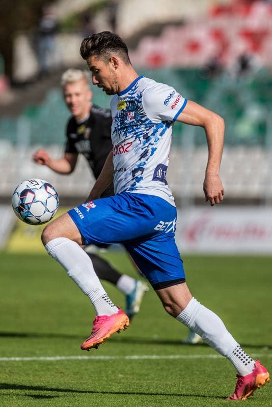 Football. Fortuna I Liga. Zaglebie Sosnowiec - Podbeskidzie Bielsko-Biala. 24.10.2021