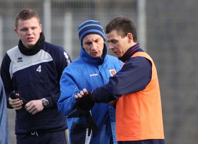 Football. Piast Gliwice. Training. 20.12.2010