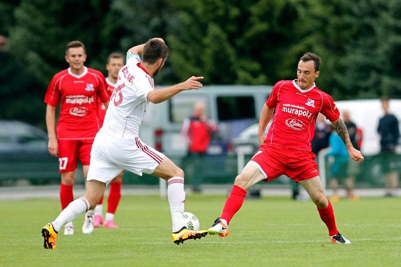 Football. Sparing. Podbeskidzie Bielsko-Biala - FK Trinec. 16.07.2016