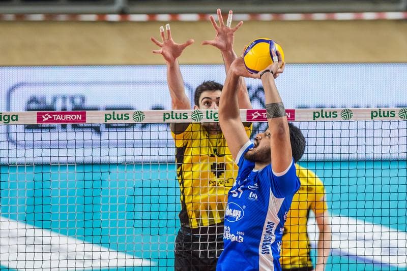 Volleyball. PlusLiga. GKS Katowice - Slepsk Malow Suwalki. 25.02.2022