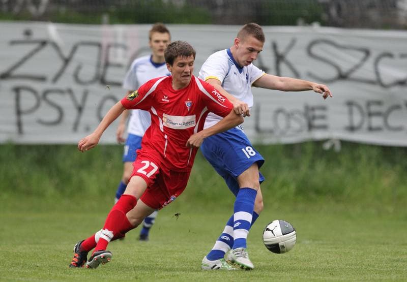 Football. Sparing. Slavia Ruda Slaska - Gornik Zabrze. 12.05.2012