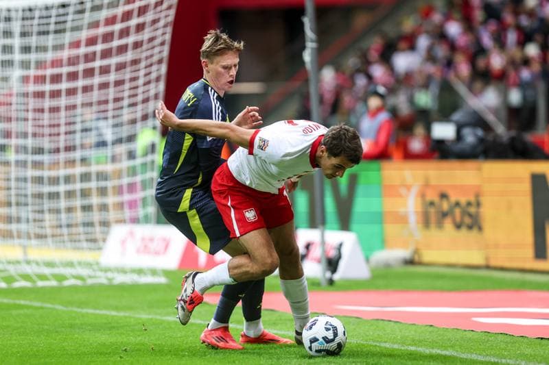 Football. UEFA Nations League. Poland - Scotland. 18.11.2024