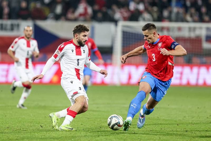 Football. UEFA Nations League. Czech Republic - Georgia. 19.11.2024