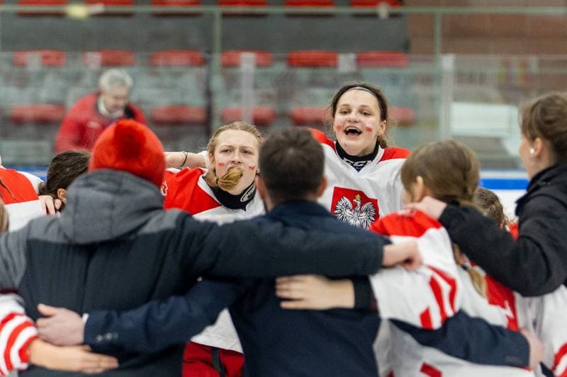 Ice Hockey. Women's U18 World Championship Division 1B. Poland - Spain. 13.01.2023