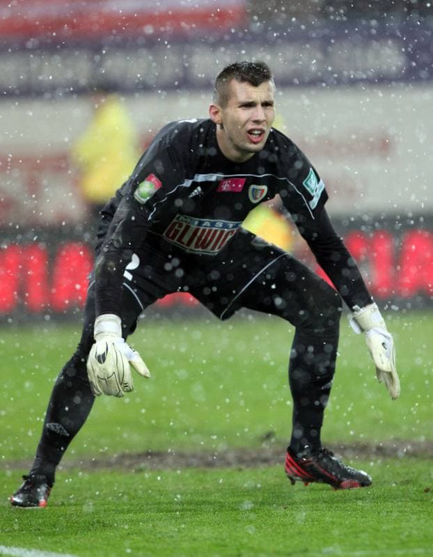 Football. T-mobile Ekstraklasa. Piast Gliwice - Lechia Gdansk. 18.03.2013