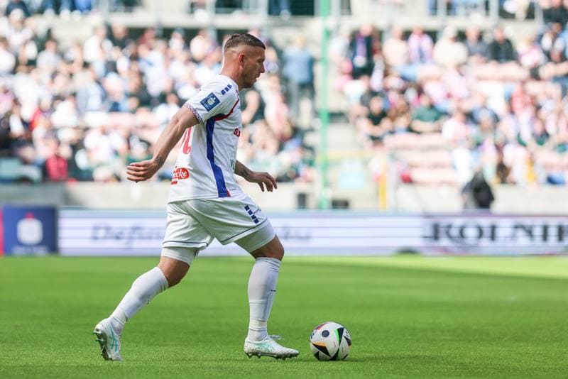 Football. PKO BP Ekstraklasa. Gornik Zabrze - Widzew Lodz. 27.04.2025