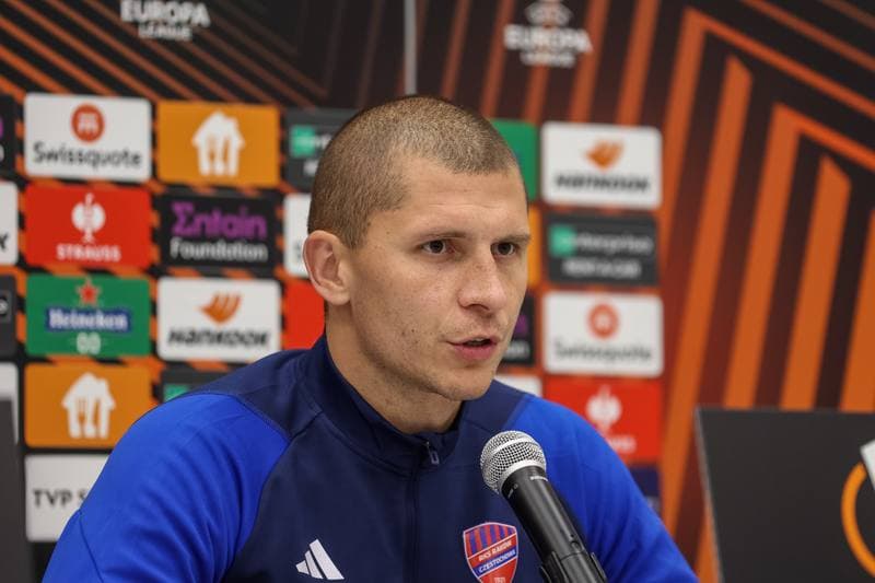 Football. Rakow Czestochowa. Press Conference. 25.10.2023